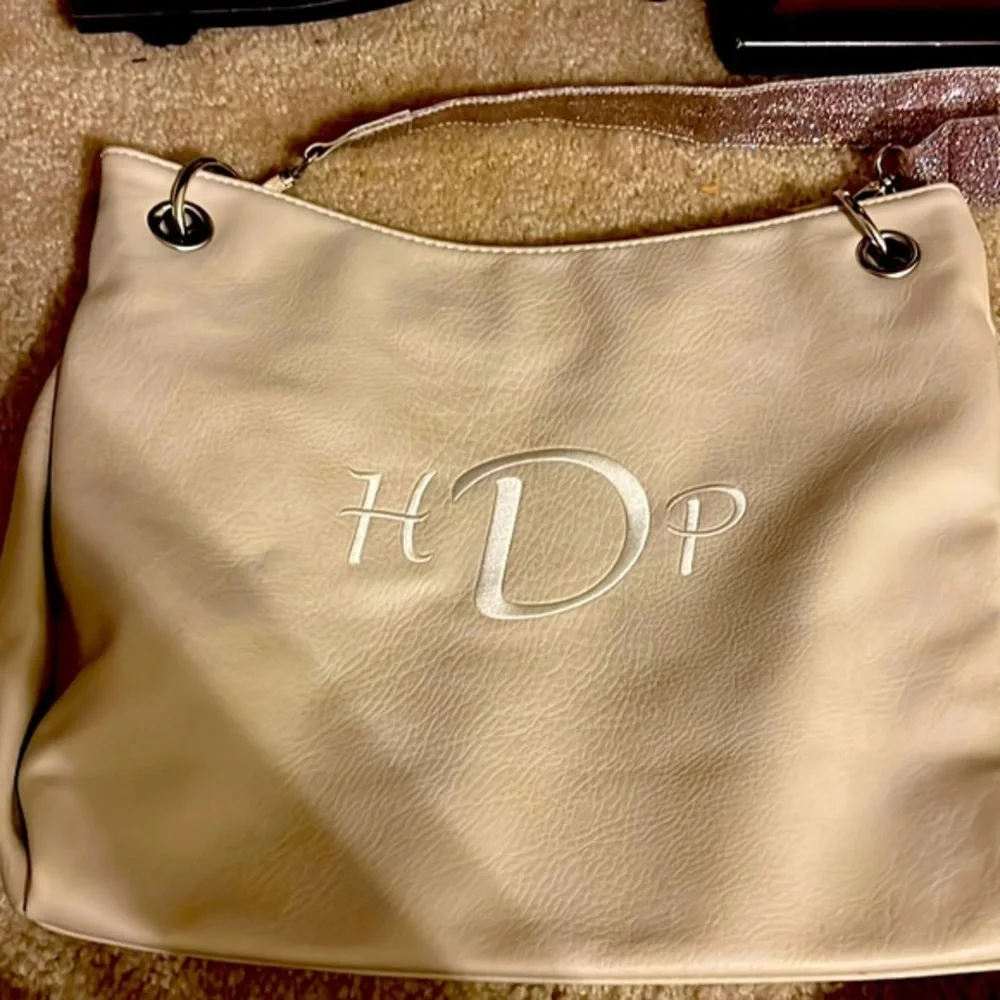 Custom Made tote initials HDP